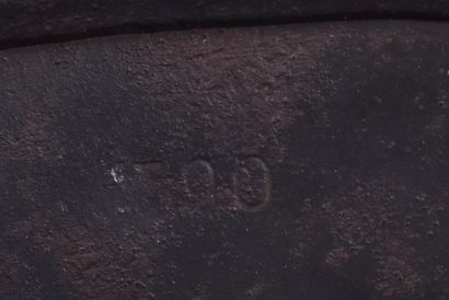 Casque Allemand m/40 de l'armée de terre...