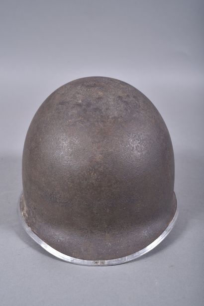 US-Casque M1. Coque en acier peint OD avec...