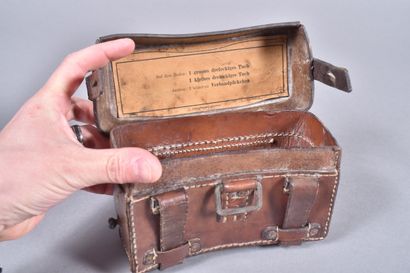 All- Sacoche d’infirmier R en cuir brun,...