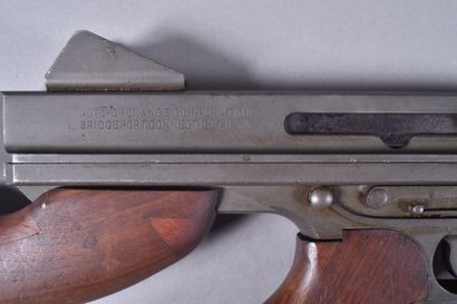 Pistolet Mitrailleur THOMSON M1. Fabrication...