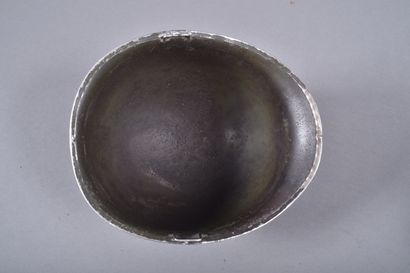US- Casque M1. Coque en acier peint OD avec...
