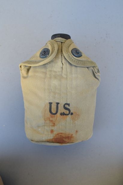 US- Bidon M-1910 complet. Bidon inox daté...