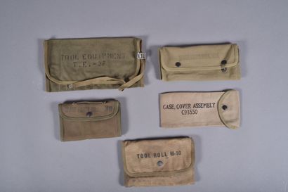 US- 5 trousses en toile pour outils ou pièces...