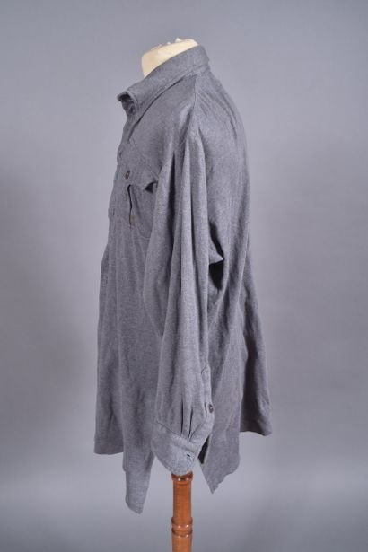 All- Chemise M-43 en tissu Aertex gris, légèrement...