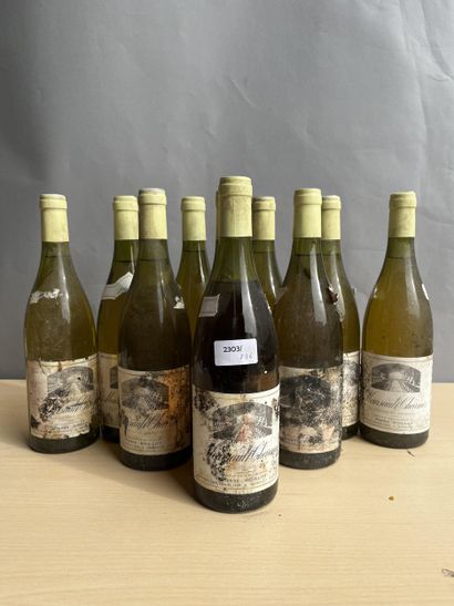 10 bouteilles Meursault Charmes Pierre Boillot,...