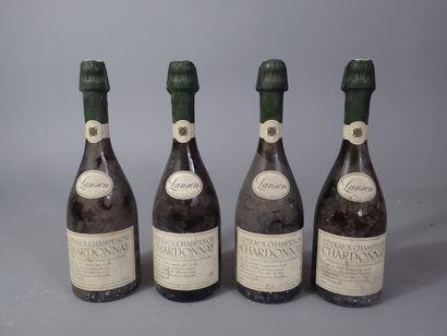 4 bouteilles Côteaux Champenois Chardonnay...