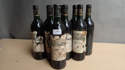 10 bouteilles Château Léoville Barton 1986...