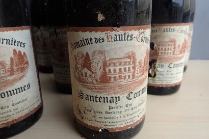 12 bouteilles Santenay Commes 1er Cru 1989...