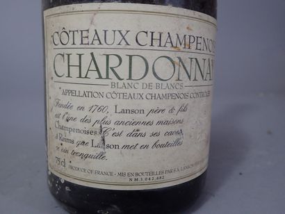 4 bouteilles Côteaux Champenois Chardonnay...