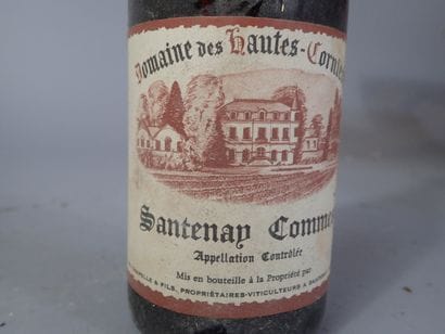 12 bouteilles Santenay Commes 1981 Domaine...