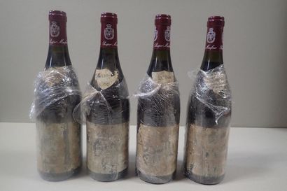 4 bouteilles dont 2 bouteilles Santenay 1er...