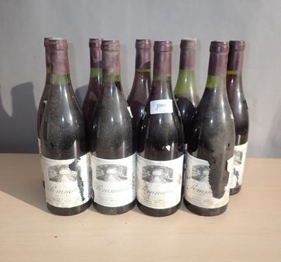 9 bouteilles Pommard Pierre Boillot, niveaux...