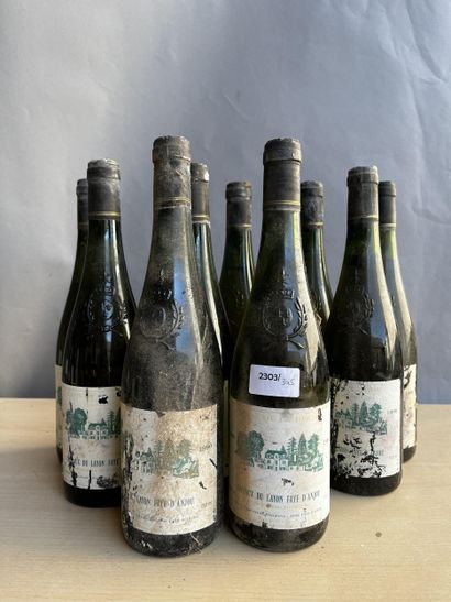 11 bouteilles Côteau du Layon Faye d'Anjou...