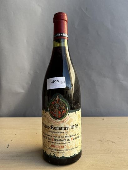 1 bouteille Vosne Romanée 1978 Moillard.