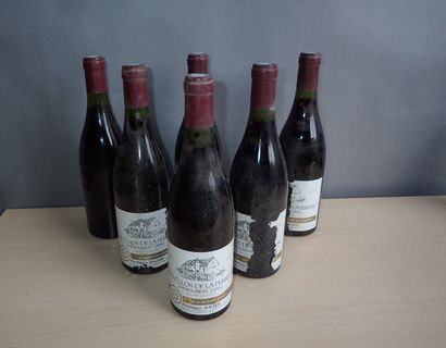 6 bouteilles Fixin Clos de la Perrière 1er...