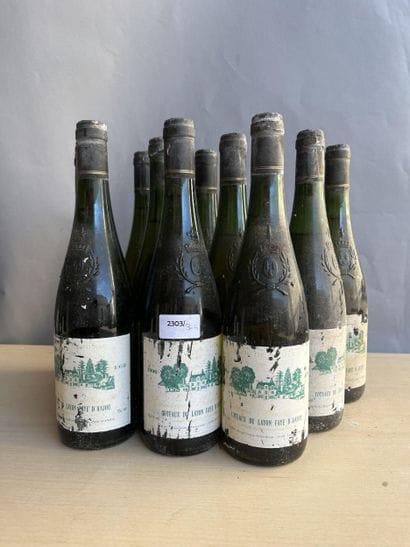 12 bouteilles Côteau du Layon Faye d'Anjou...