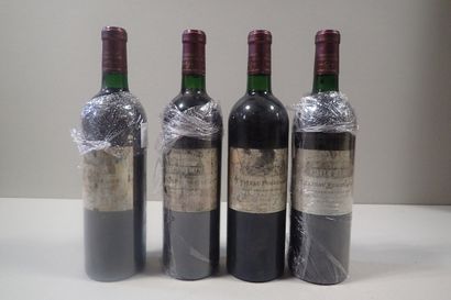 4 bouteilles Château Fombrauge 2001 Saint...