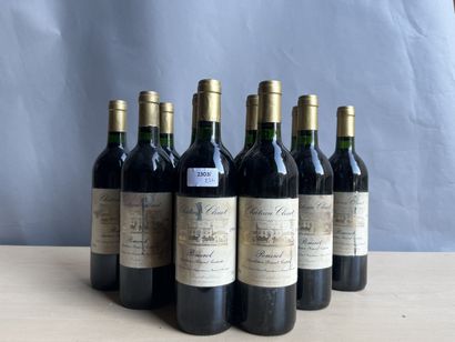 12 bouteilles Château Clinet 1990 Pomerol,...