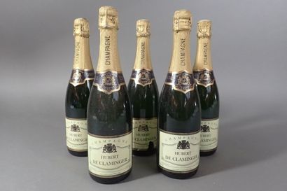 5 bouteilles Champagne Hubert de Claminger...