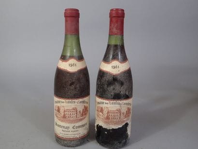 2 bouteilles Santenay Commes 1981 Domaine...