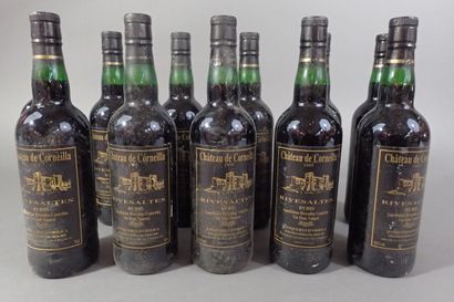 11 bouteilles Rivesaltes Rubis Château de...