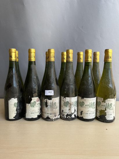 12 bouteilles Côteaux du Layon Faye d'Anjou...