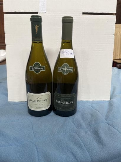 2 bouteilles dont 1 bouteille Chablis GC...
