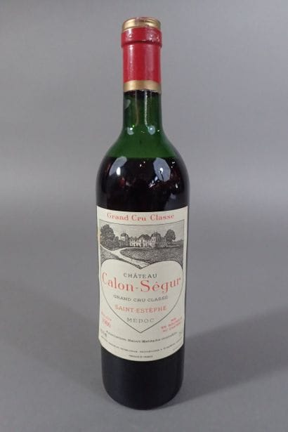 1 bouteille Château Calon Ségur 1986 Saint...