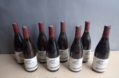 8 bouteilles Fixin Clos de la Perrière 1er...