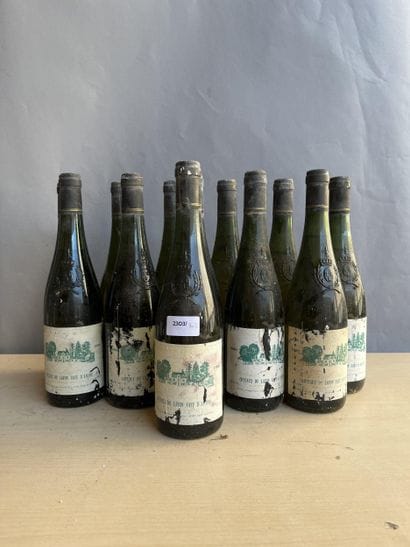 12 bouteilles Côteau du Layon Faye d'Anjou...