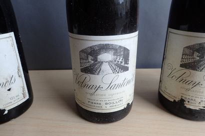 4 bouteilles Volnay Santenots 1990 Pierre...
