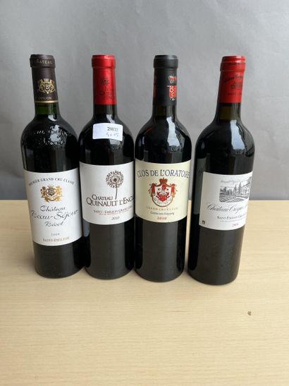 4 bouteilles dont 1 bouteille Château Beau-Séjour...