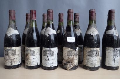 12 bouteilles Pommard 1990 Pierre Boillot,...