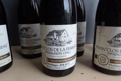8 bouteilles Fixin Clos de la Perrière 1er...