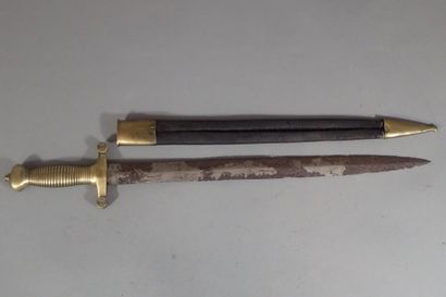 Glaive de pompier type 1831. Poignée an laiton...