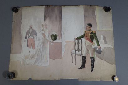Ecole française XXe « l’empereur Napoléon...