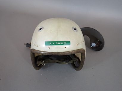 Casque de pilote Gueneau type 313, en fibre...
