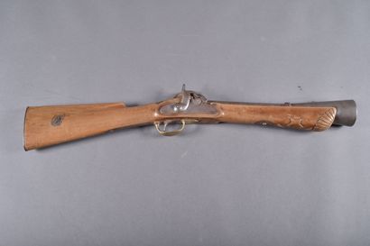 Fusil tromblon ottoman.
Canon à pans puis...