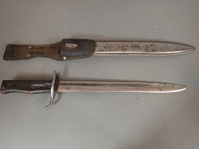 Baïonnette allemande ersatz type EB 47 avec...