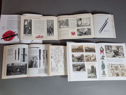 Lot de 5 livres militaires comprenant : ;
-...