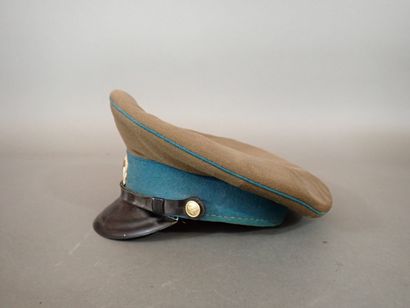 Casquette soviétique en toile verte avec...