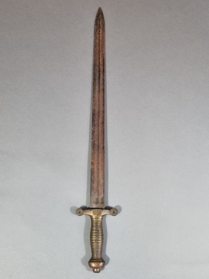 Glaive mod 1831, belle lame à dos et contre...