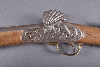 Fusil tromblon ottoman.
Canon à pans puis...