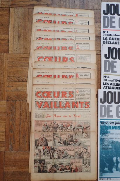 Lot de journaux/revues sur la Seconde Guerre...