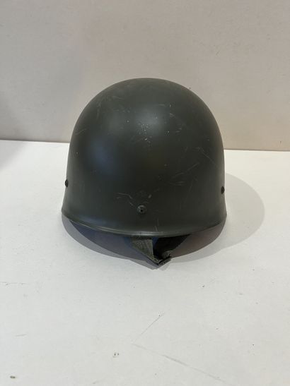 Casque français F1, complet de son intérieur...
