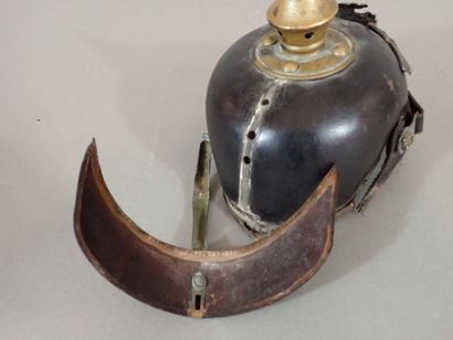 Casque à pointe Badois modèle 1895. Bombe...