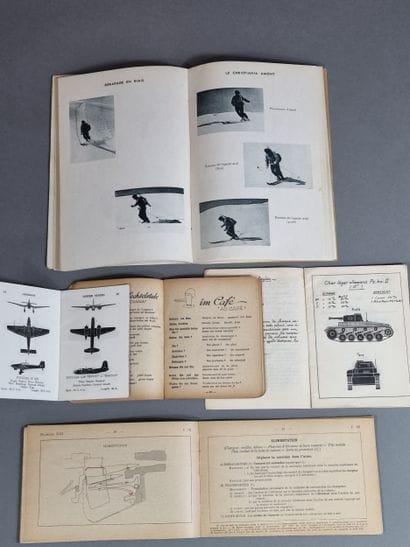 Lot de 5 livres militaires comprenant : ;
-...