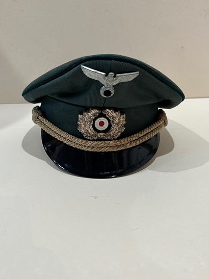 Casquette de la douane en drap feldgrau,...