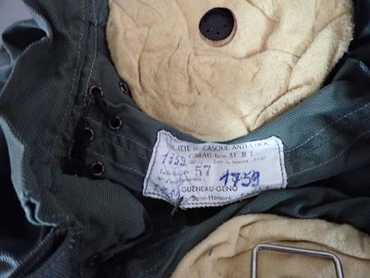 Casque de pilote Gueneau type 313, en fibre...