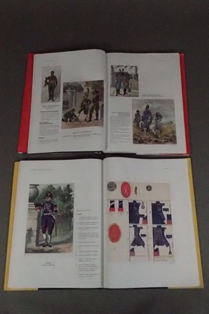 Deux livres. « Splendeur des uniformes de...